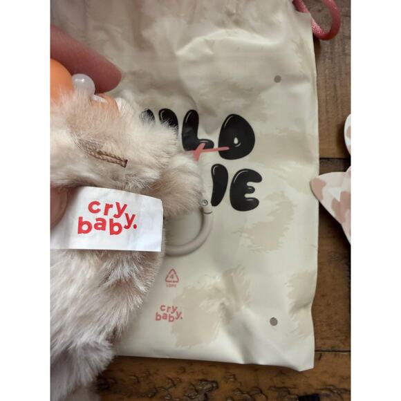 POP MART Cry Baby Wild Cutie Plush Pendant Bag Charm Figure W/Box Bag Card - Picture 5 of 6